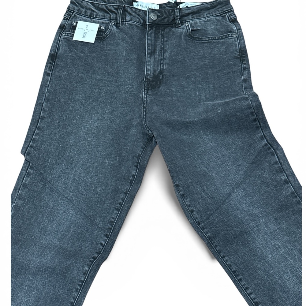 American Tall Lola Ultra High Rise Slim Jeans ash black sz30 inseam 35” - Picture 4 of 6